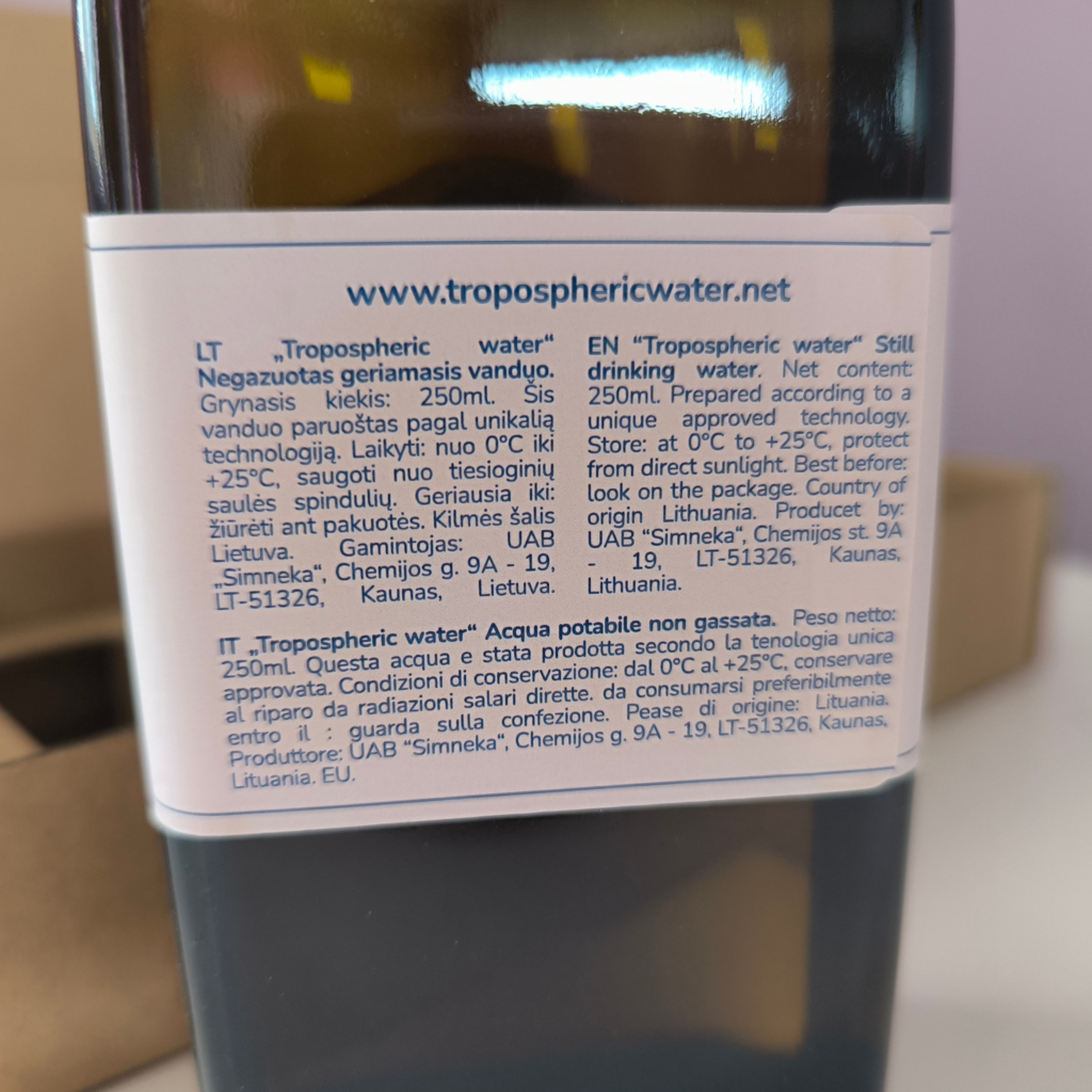 Troposferic water - troposferinis vanduo - struktūrizuotas vanduo - vandens pseudomokslas 8