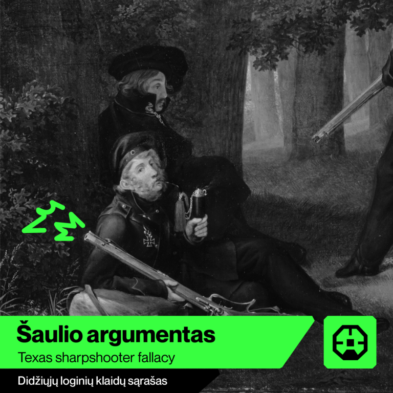 Šaulio argumentas - Didysis loginių klaidų sąrašas - Skeptikų draugija