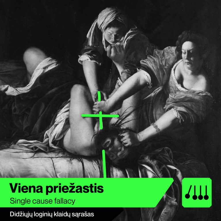 Viena Priežastis - Didysis loginių klaidų sąrašas - Skeptikų draugija