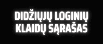 Didžiųju loginių klaidų sąrašas - logo