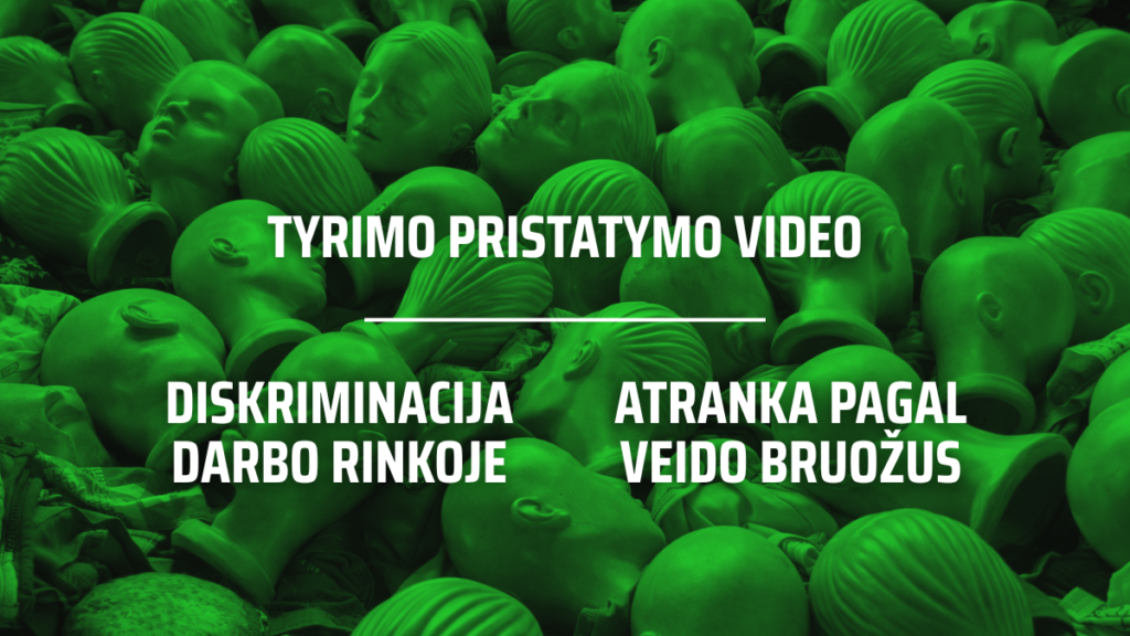 Diskriminacija darbo rinkoje - Atranka pagal veido bruožus | Skeptikų draugijos tyrimas